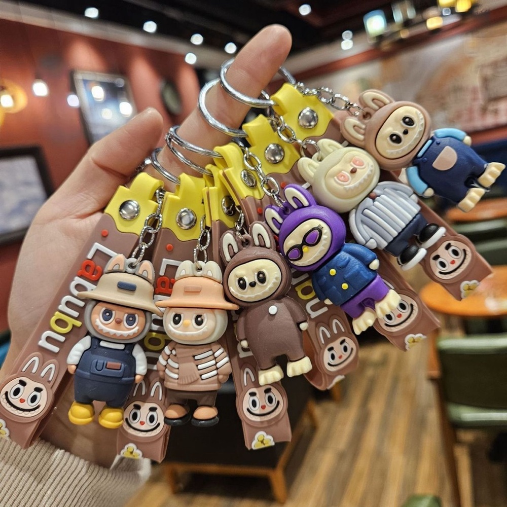 Cute Cartoon Keychain Set